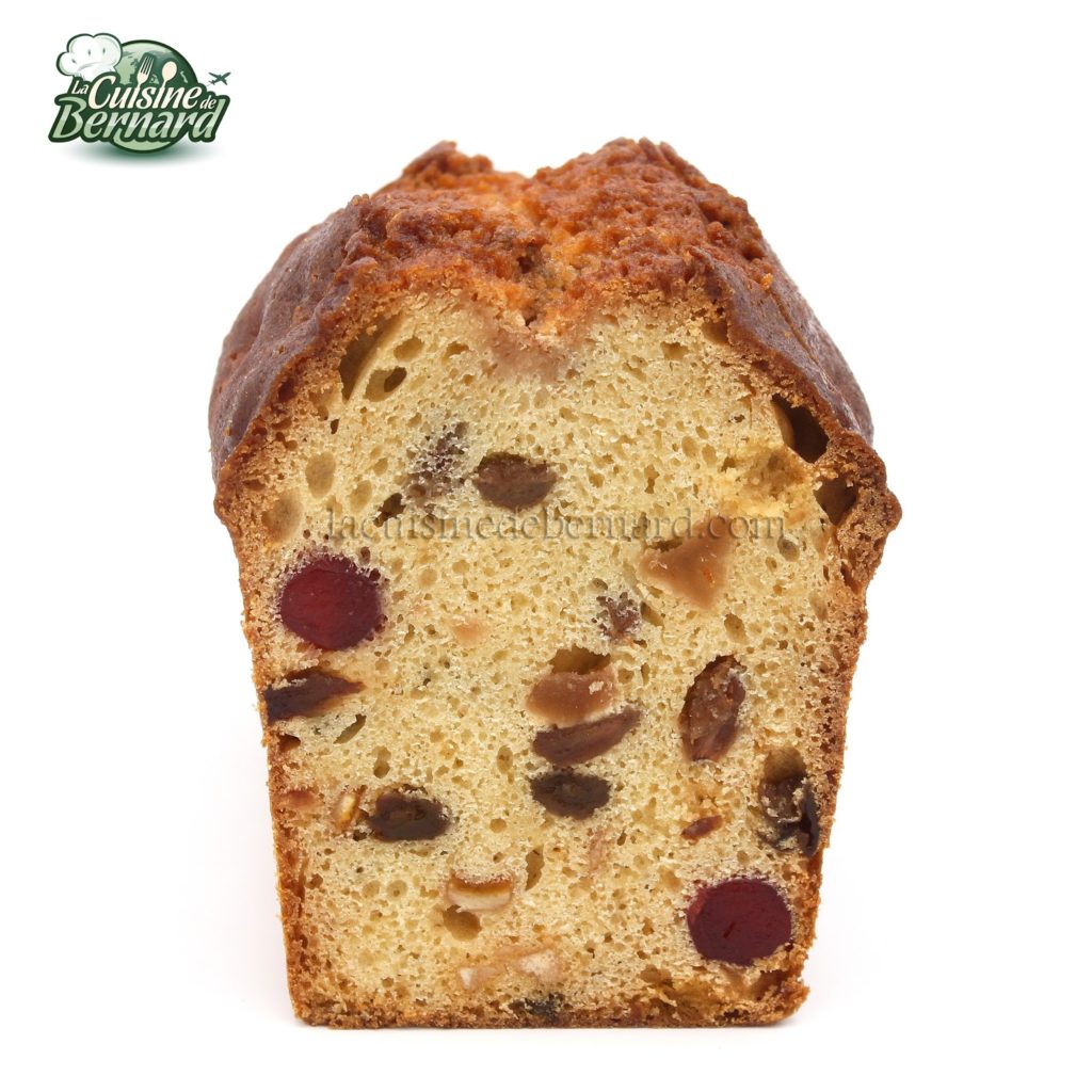 Cake aux fruits confits - La cuisine de Bernard
